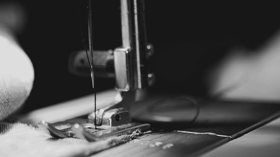 Close-up of a sewing machine. [Image: J Williams on Unsplash]